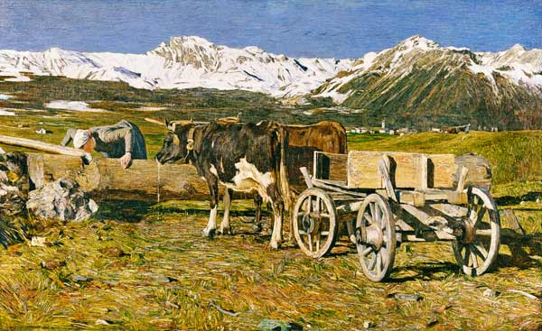 At the watering-place od Giovanni Segantini