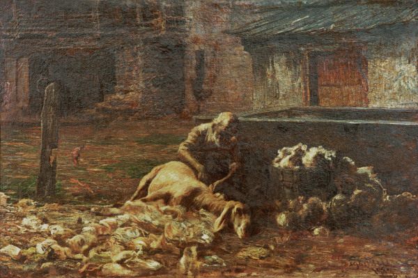 G. Segantini, Das Einkommen des Hirten od Giovanni Segantini