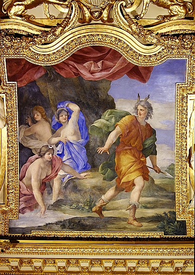 Diana and Actaeon, 1655-58 od Giovanni Francesco (Il Viterbese) Romanelli