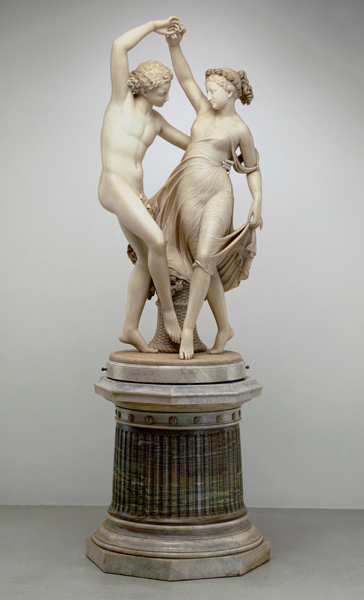 Zephyr Dancing with Flora od Giovanni Maria Benzoni
