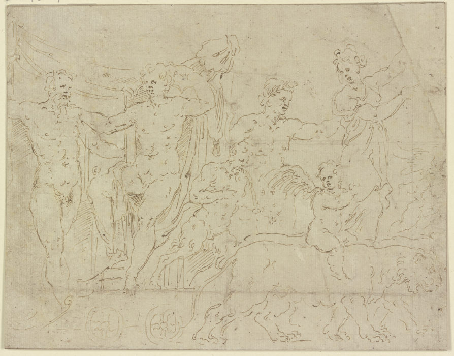 Bacchus triumph od Girolamo da Carpi