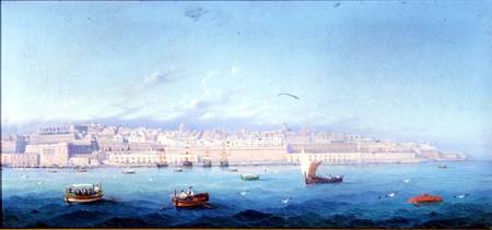 Grand Harbour, Valletta, Malta od Girolamo Gianni