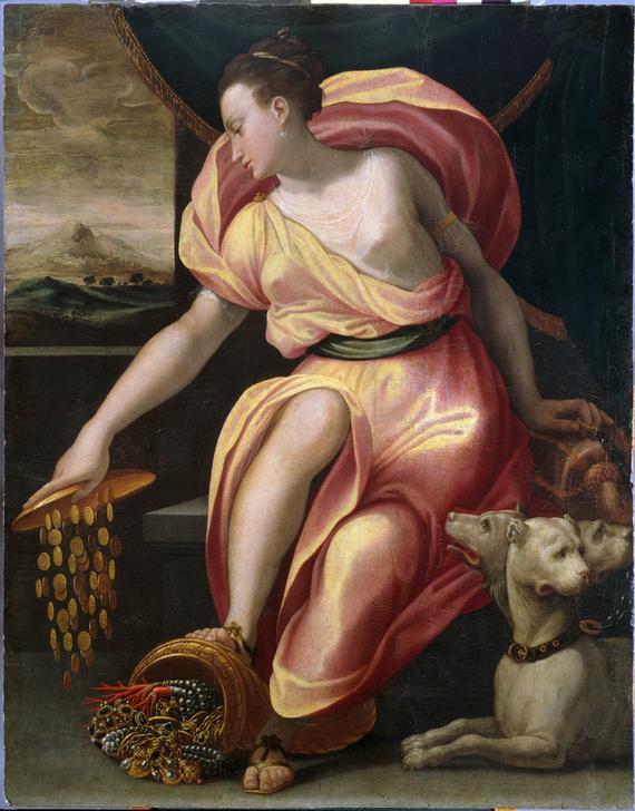 Allegory of wealth od Girolamo Macchietti