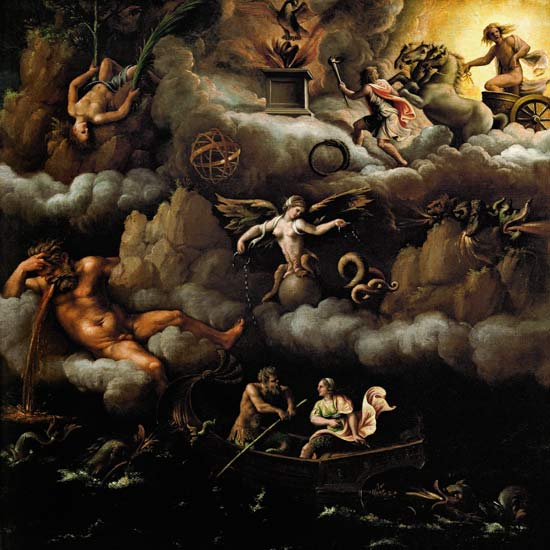 Allegory of immortality od Giulio Romano