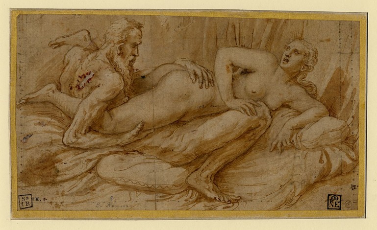 Erotic Scene od Giulio Romano