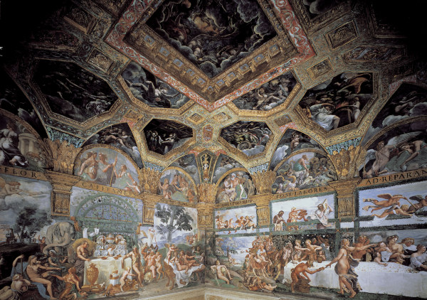 Mantua, Palazzo del Te, Sala di Psiche od Giulio Romano