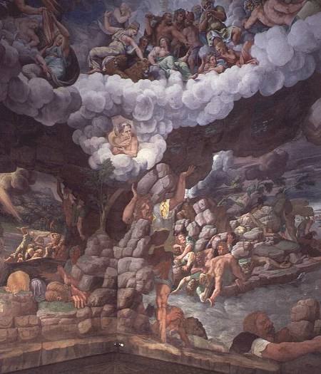 Sala dei Giganti (fresco) od Giulio Romano