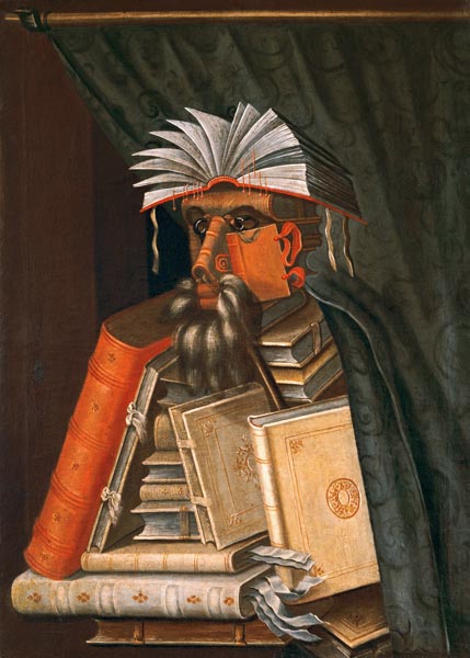 Der Buchhändler od Giuseppe Arcimboldo