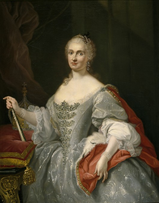 Maria Amalia of Saxony (1724–1760), Queen of Naples od Giuseppe Bonito