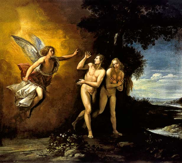 The Expulsion of Adam and Eve od Giuseppe Cesare