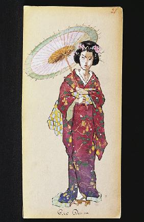 Costume for member of female chorus from Madama Butterfly by Giacomo Puccini