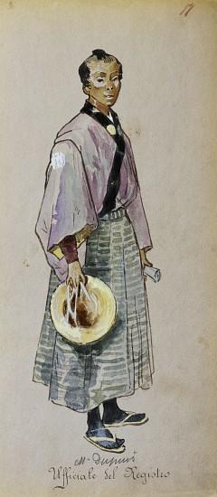 Costume for Official registrar from Madama Butterfly by Giacomo Puccini