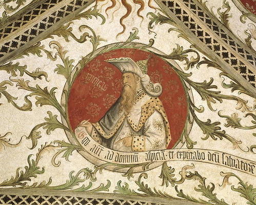 The Prophet Micah, from the Loggia d'Annunciazione, 1451 (fresco) od Giusto d'Allamagna