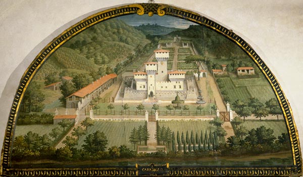 Caffagiolo, Villa Medicea od Giusto Utens