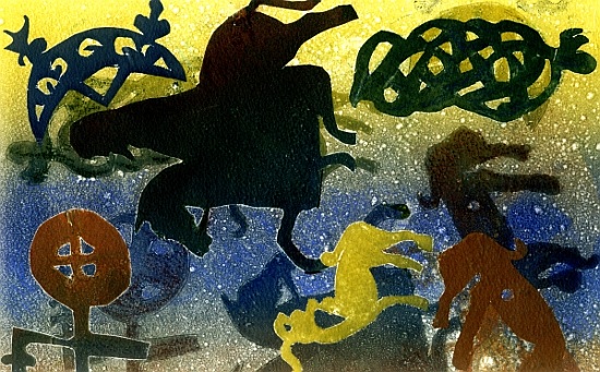 Pictish Horsemen od Gloria  Wallington
