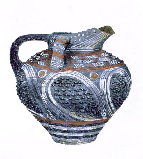 Jug from Phaestos00-1700 BC od Glyn  Morgan