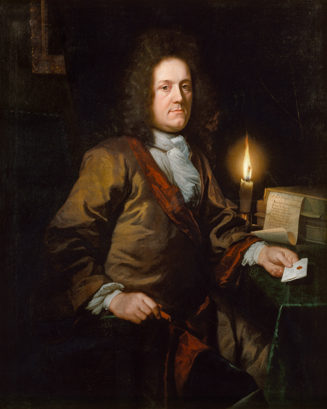 Portrait of the advocate John Acton od Godfried Schalcken