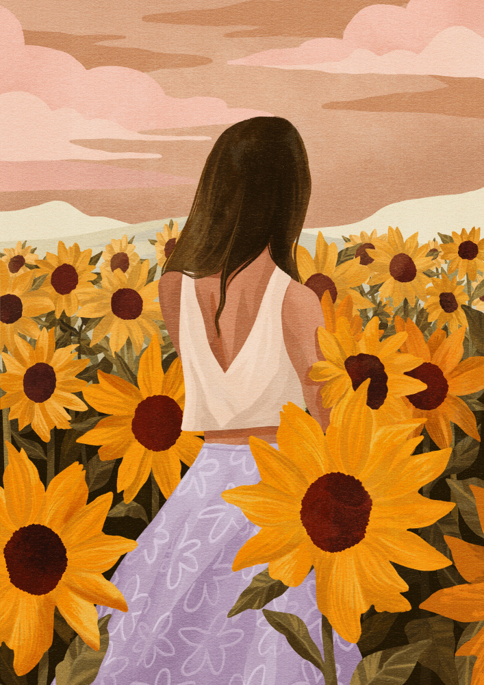 Sunflower Evenings od Goed Blauw