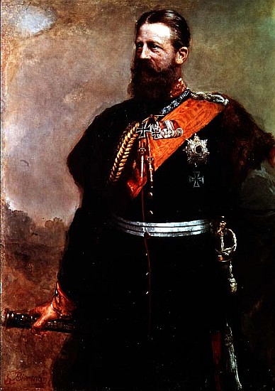Friedrich III, 19th century od Gottlieb Biermann
