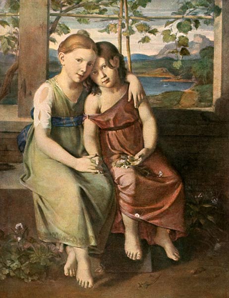 Adelheid und Gabriele von Humboldt od Gottlieb Schick