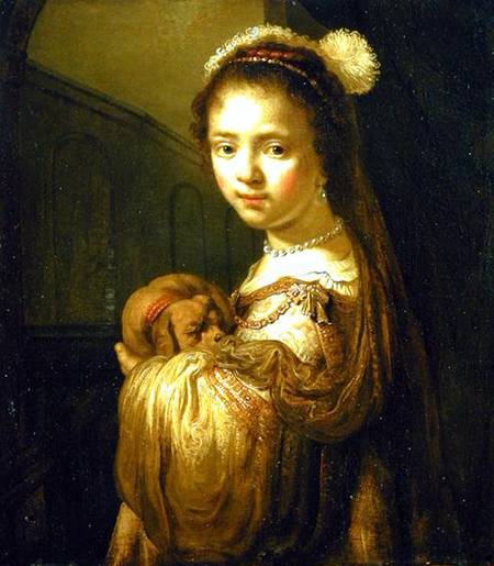 Picture of a Young Girl od Govaert Flinck