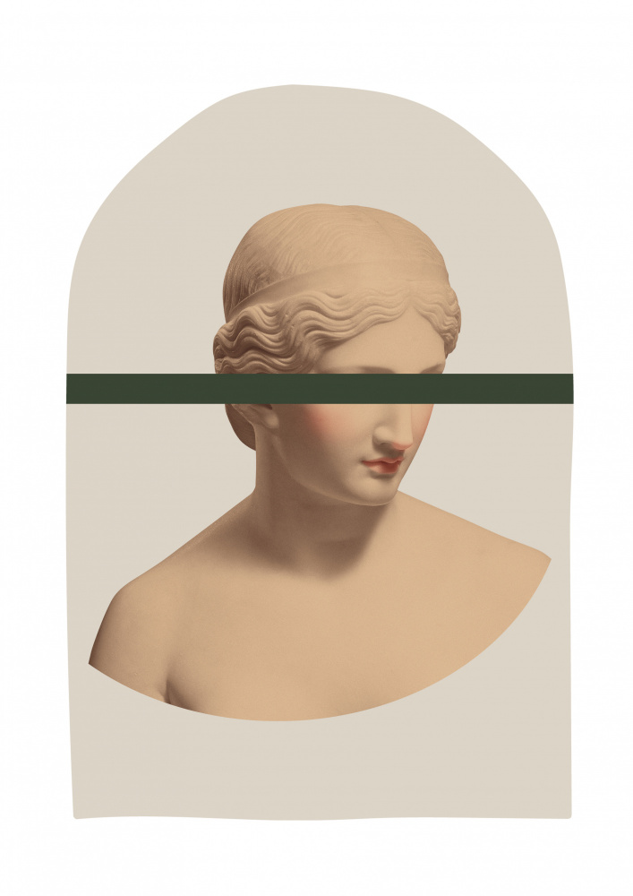Artemis Mustard and Green od Grace Digital Art Co