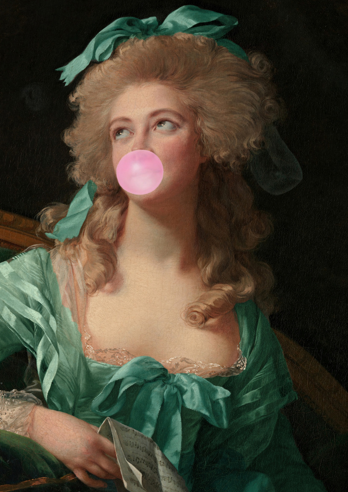Madame Bubble-Gum od Grace Digital Art Co