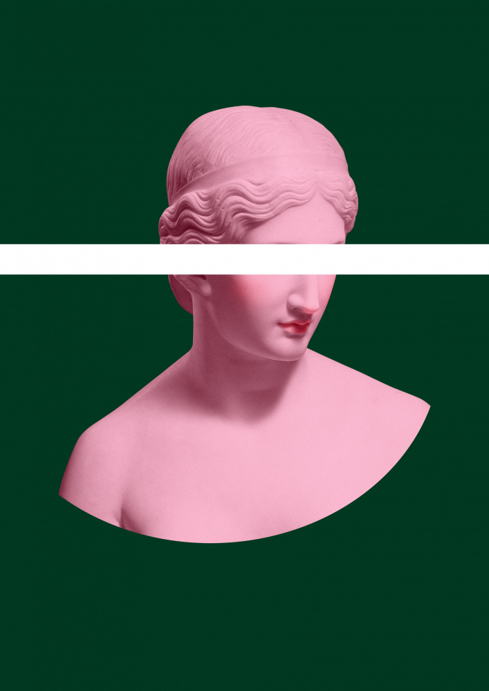 Pink and Green Artemis od Grace Digital Art Co