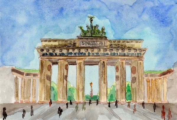Brandenburger Tor Berlin od Sebastian  Grafmann