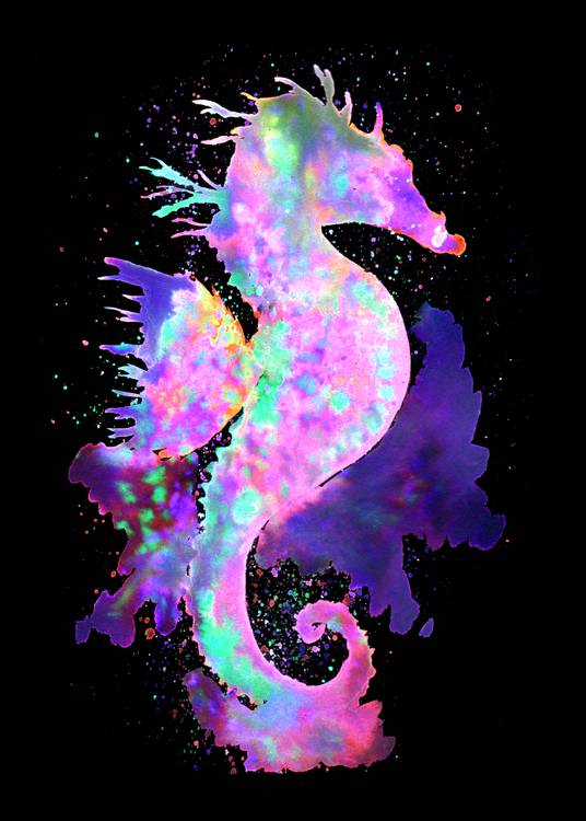 Magic Seahorse Space Nebula od Sebastian  Grafmann