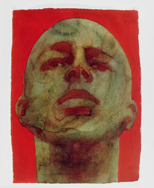 Head, 1998 (w/c on handmade indian paper)  od Graham  Dean