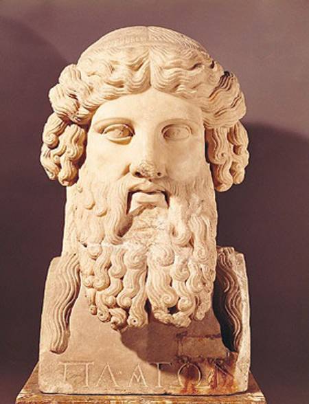 Bust of Plato (c.428-c.348 BC) od Grececke Umeni