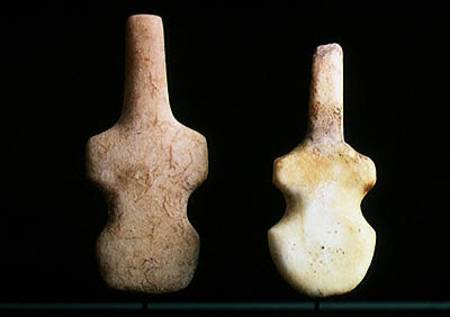 Two Violin-shaped Idols od Grececke Umeni
