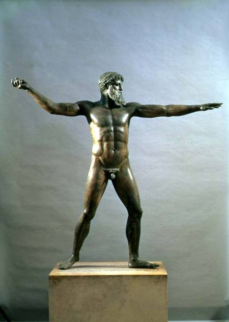 Statue of Poseidon od Greek School