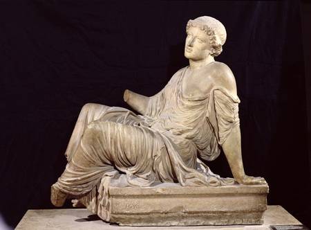 Woman seated on a altar, 'The Supplicant Barberini' od Greek School