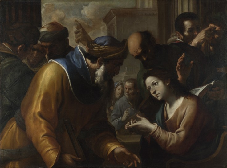 Christ disputing with the Doctors od Gregorio Preti