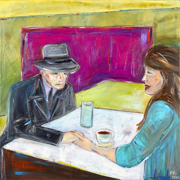 Im Cafe od Karin Greife