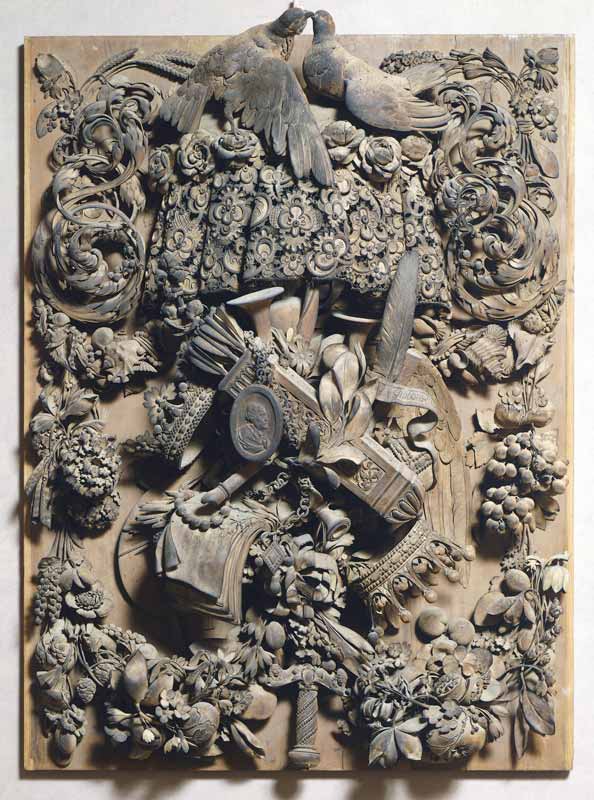 Tafel von Cosimo III od Grinling Gibbons