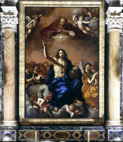 Guercino / The Holy Trinity / 1638 od Guercino (eigentl. Giovanni Francesco Barbieri)