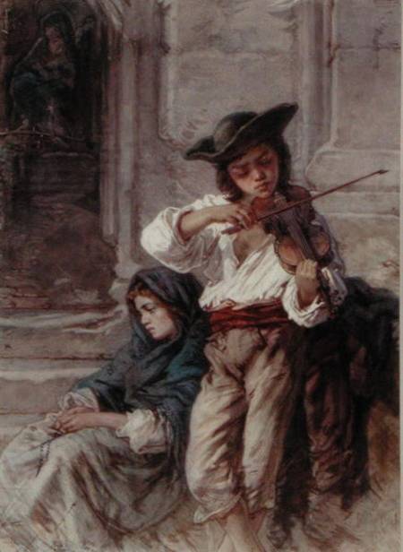The Young Violinist od Guido Bach