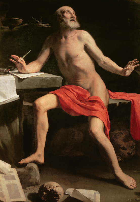 St. Jerome od Guido Cagnacci
