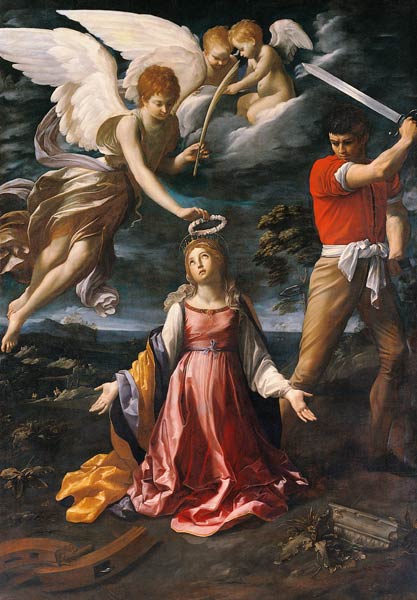 Reni/The martyrdom o.St.Catherine/c.1606 od Guido Reni