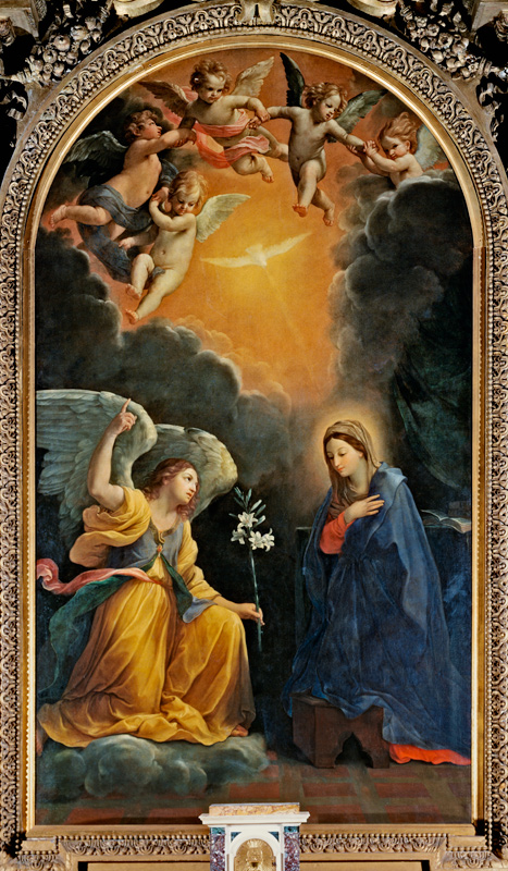 G.Reni / Annunciation to Mary od Guido Reni