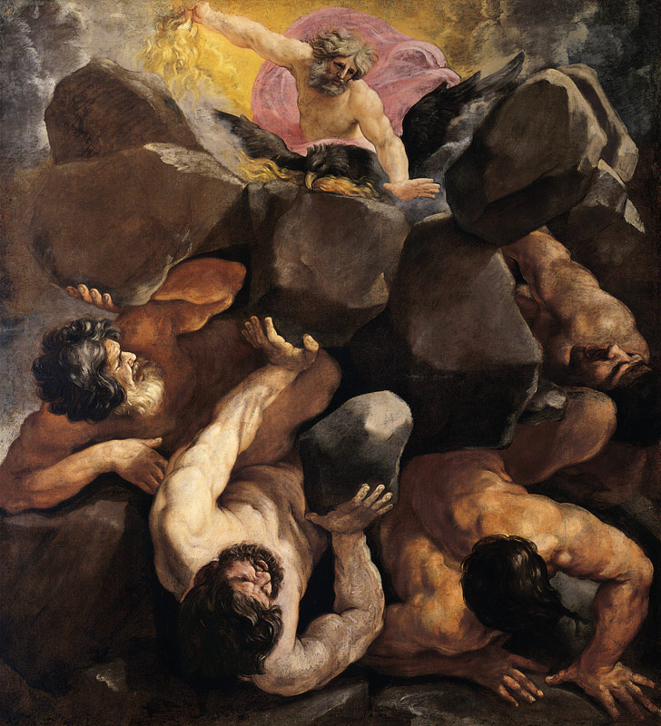 Reni / The Fall of the Titans / c.1636 od Guido Reni