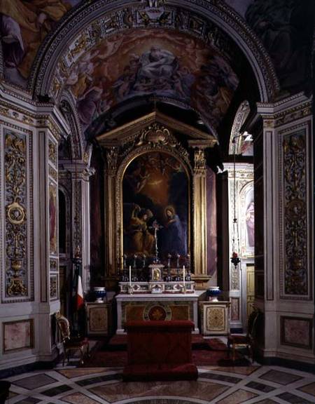 The 'Cappella dell'Annunciata' (Chapel of the Annunciation) designed by Flaminio Ponzio (c.1560-1613 od Guido Reni