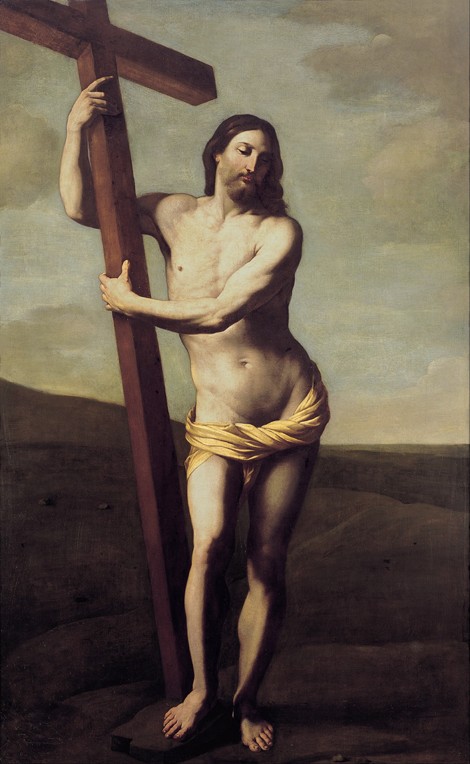 Christ Embracing the Cross od Guido Reni