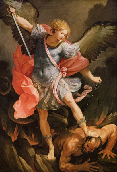 The Archangel Michael defeating Satan od Guido Reni