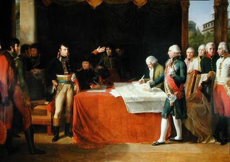 Preliminaries of the Peace Signed at Leoben, 17th April 1797 od Guillaume Lethière