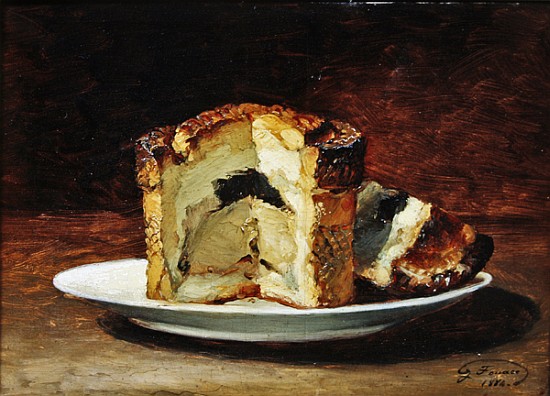 Still life of pie od Guillaume Romain Fouace