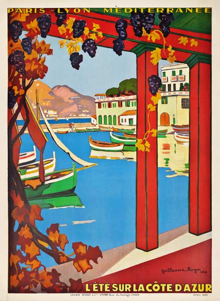 Summer on the Cote d'Azur od Guillaume Georges Roger